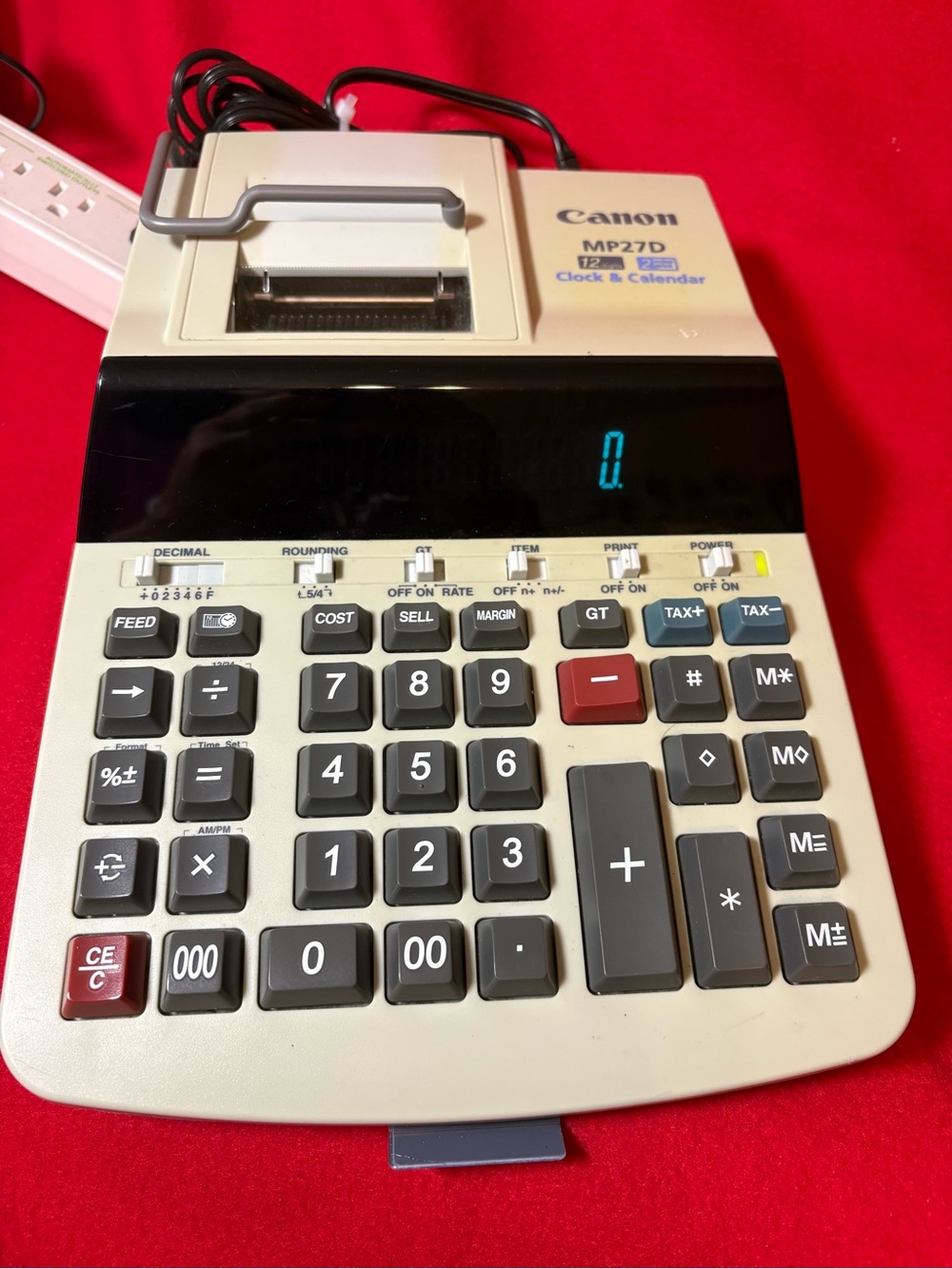 Canon MP27D Heavy-Duty Commercial Accounting Calculator – 12 Digit Desktop Print - Picture 9 of 9